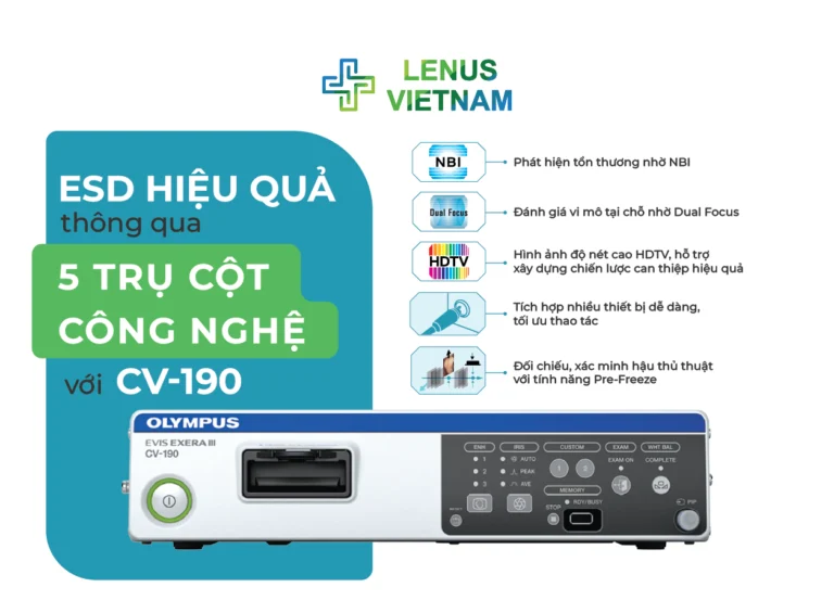 Thực hiện ESD hiệu quả với 5 trụ cột công nghệ của Olympus CV-190