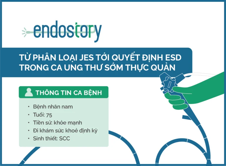 ENDOSTORY #13: FROM JES CLASSIFICATION TO THE DECISION OF ESD IN AN EARLY ESOPHAGEAL CANCER CASE